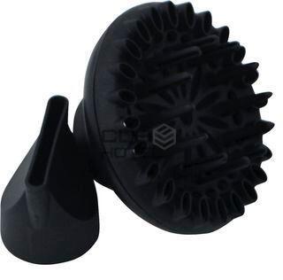 Secador Cabelo Preto Wave 2000W com Difusor e Bolsa