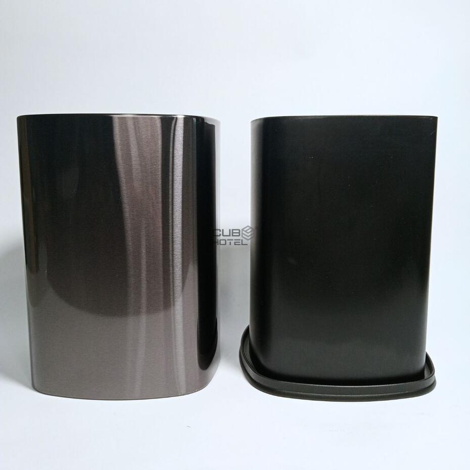 Balde de Hotel Quadrado 10L com Corpo Duplo e Saco Oculto