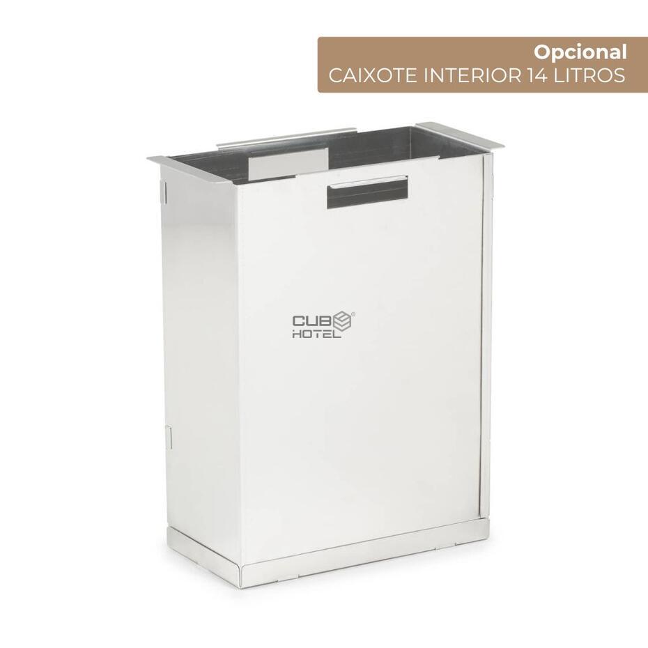 Ecoponto Reciclagem 3x60L Preto/Bambu