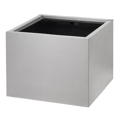 Floreira Quadrada Aço Inox 