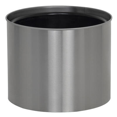 Floreira Redonda em Aço Inox 