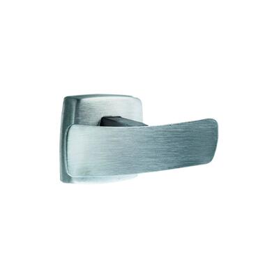 Cabide De Parede Duplo Inox Escovado Classic