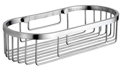 Saboneteira Parede Rectangular Grande Inox Escovado